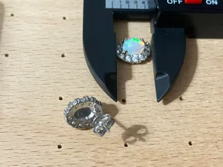 Pendientes Ópalo Natural