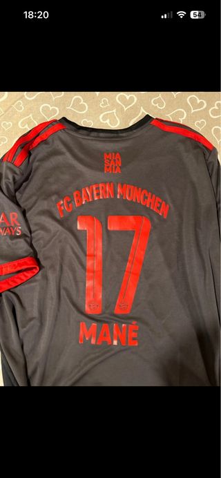 Maglia Calcio Bayern Monaco Mane #17 Taglia XXL