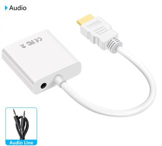 Adaptador HDMI a VGA Blanco
