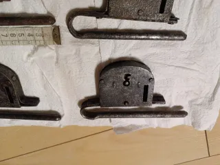 4 Candados Antiguos de Hierro