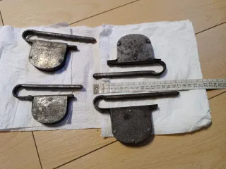 4 Candados Antiguos de Hierro