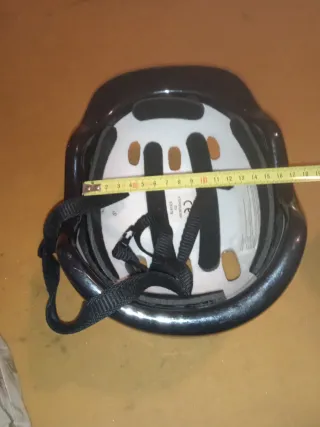 Casco niña Talla S rosa con corazones 18x15'5 cm