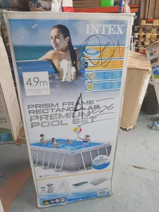 Piscina Rectangular Intex Prisma Frame 488cm
