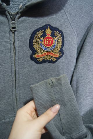 Felpa Ralph Lauren Jeans zip M