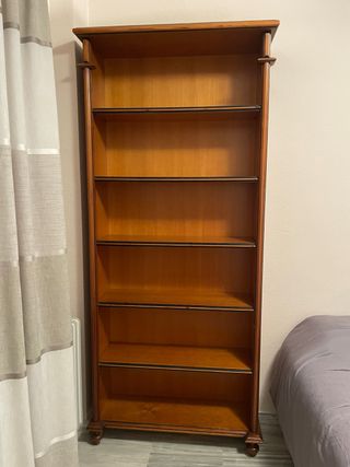 Estantería madera maciza 6 baldas