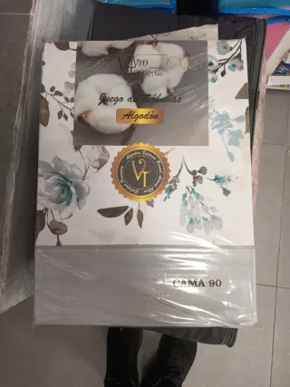 Juego de Sábanas 50%Algodón 90cm