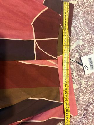 Falda midi estampada