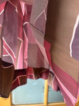 Falda midi estampada