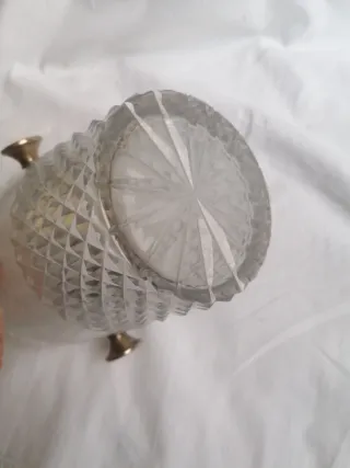 Cubiteras de cristal con asas metálicas