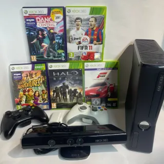 Xbox 360 Elite + Kinect + Juegos