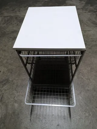 Carro verdulero con 4 cestas grandes