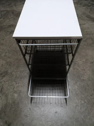 Carro verdulero con 4 cestas grandes