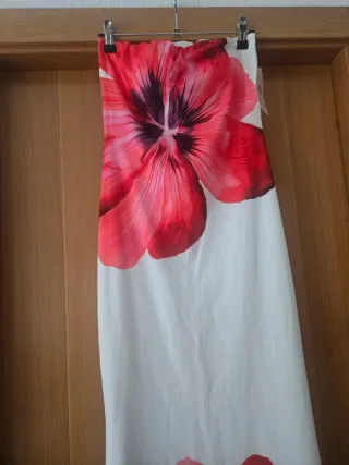 Vestido largo estampado floral