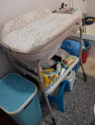 Bañera cambiador para bebé