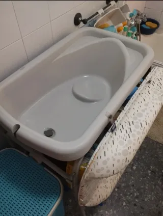 Bañera cambiador para bebé