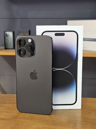 IPHONE 14 PRO MAX 128GB NEGRO BATE. 100%
