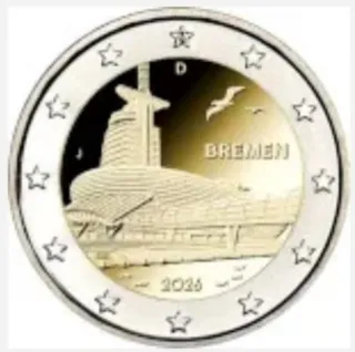 ALEMANIA 2026 MONEDA DE 2€ CONMEMORATIVA S/C