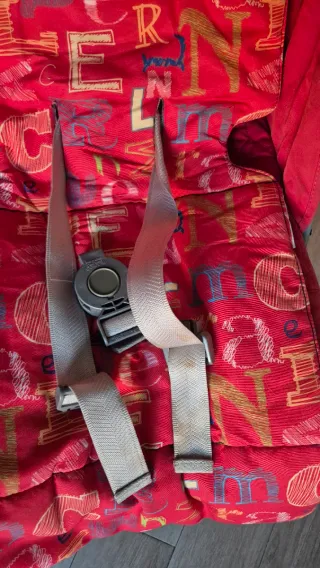 Silla paseo plegable roja