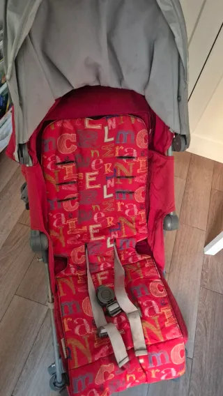 Silla paseo plegable roja