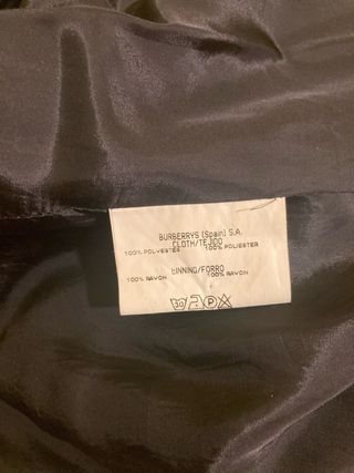 Gabardina Burberry Talla M