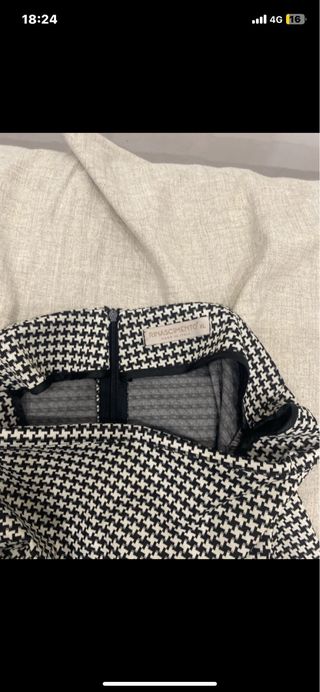 Gonna a fantasia pied de poule Rinascimento