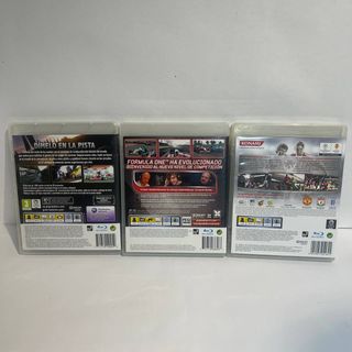 Pack 3 Juegos PS3: Gran Turismo 5, F1, PES 2010