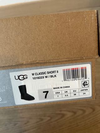 Botas UGG Negras Talla 38