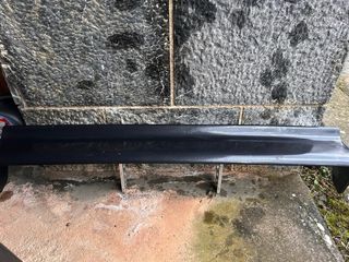 Alerón deportivo coche negro 129 cm