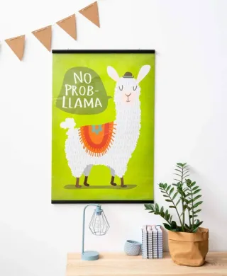 Colgador de póster magnético vertical