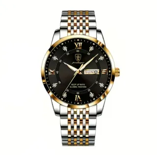 Reloj Negro y Dorado Hombre