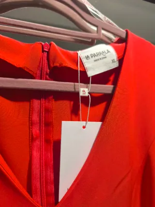 Traje de flamenca La Parrala rojo. Sin estrenar