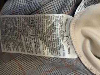 Pantalones de traje Zara cuadros grises Talla S