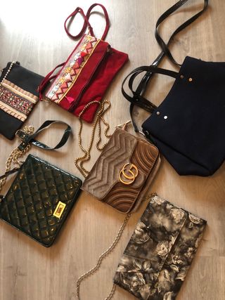 Lote de 5 bolsos