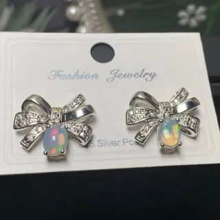 Pendientes de Ópalo Natural