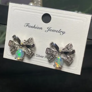 Pendientes de Ópalo Natural