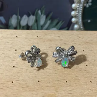 Pendientes de Ópalo Natural