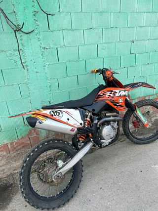 KTM SX-F 450 4T 2012 ARRANQUE ELÉCTRICO CAMBIOS.
