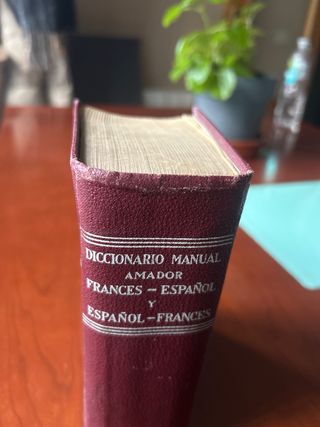 Diccionario Coleccionistas 1957 Español-Frances