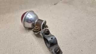 Vecchio Fanale Posteriore Bici Epoca Antica luce