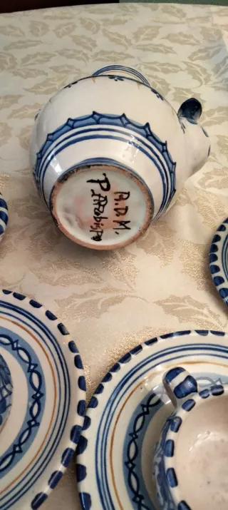 Juego café cerámica RDM Parzobispo