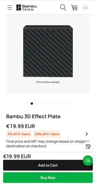 Placas de Impresión para Bambu Lab A1