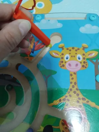 Juguete educativo laberinto animales