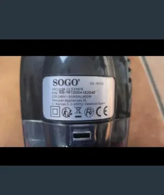 Aspiradora de mano SOGO Cyclonic