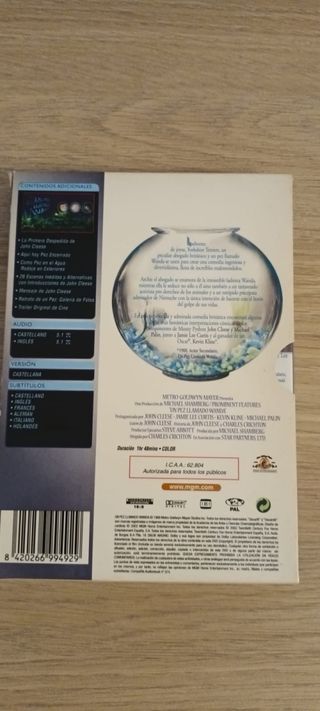 Un pez llamado Wanda - Película DVD  EDICION ESPEC