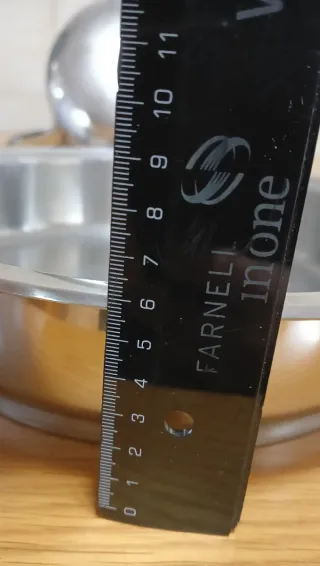 Olla AMC 24 x 6 cm cm  Visiotherm y Vaporera