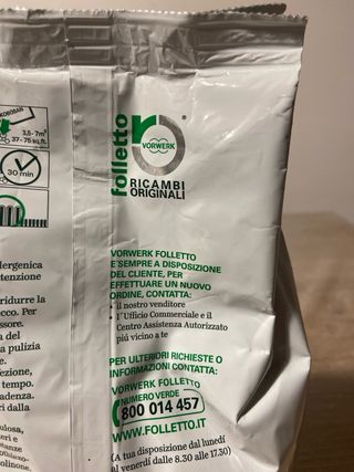 Vorwerk Folletto Kobosan Active Polvere 500gr