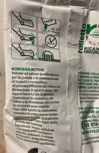 Vorwerk Folletto Kobosan Active Polvere 500gr