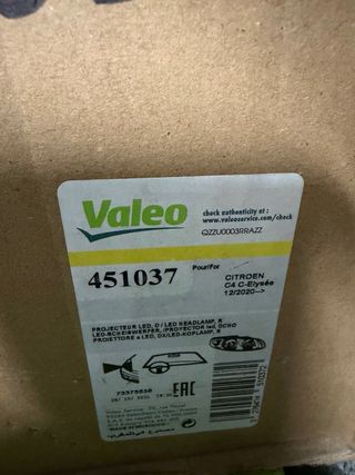 Faro Izquierdo Citroen C4 C-Elysse