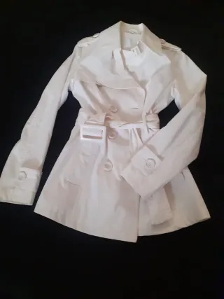 Trench donna panna taglia S