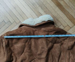 Montone Shearling Vera Pelle Conpibel Vintage Uomo
